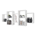 Wall shelf TRIO 65x161 cm white