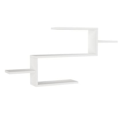Wall shelf TWIST 49,4x104 cm white