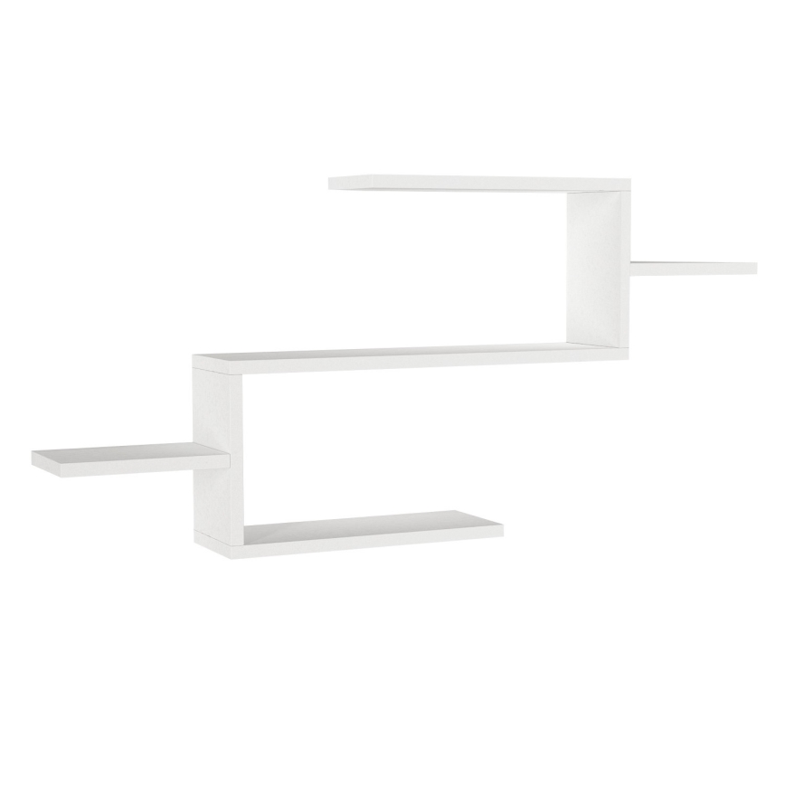 Wall shelf TWIST 49,4x104 cm white
