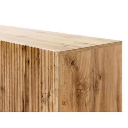 Wall shelf + wall mirror WITH oak wotan