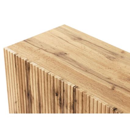 Wall shelf + wall mirror WITH oak wotan