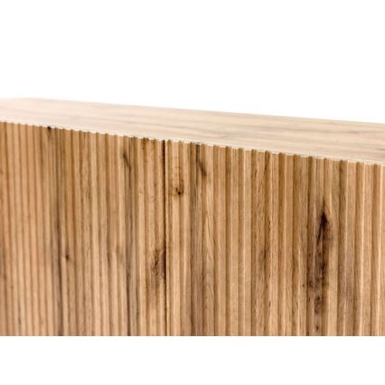 Wall shelf + wall mirror WITH oak wotan