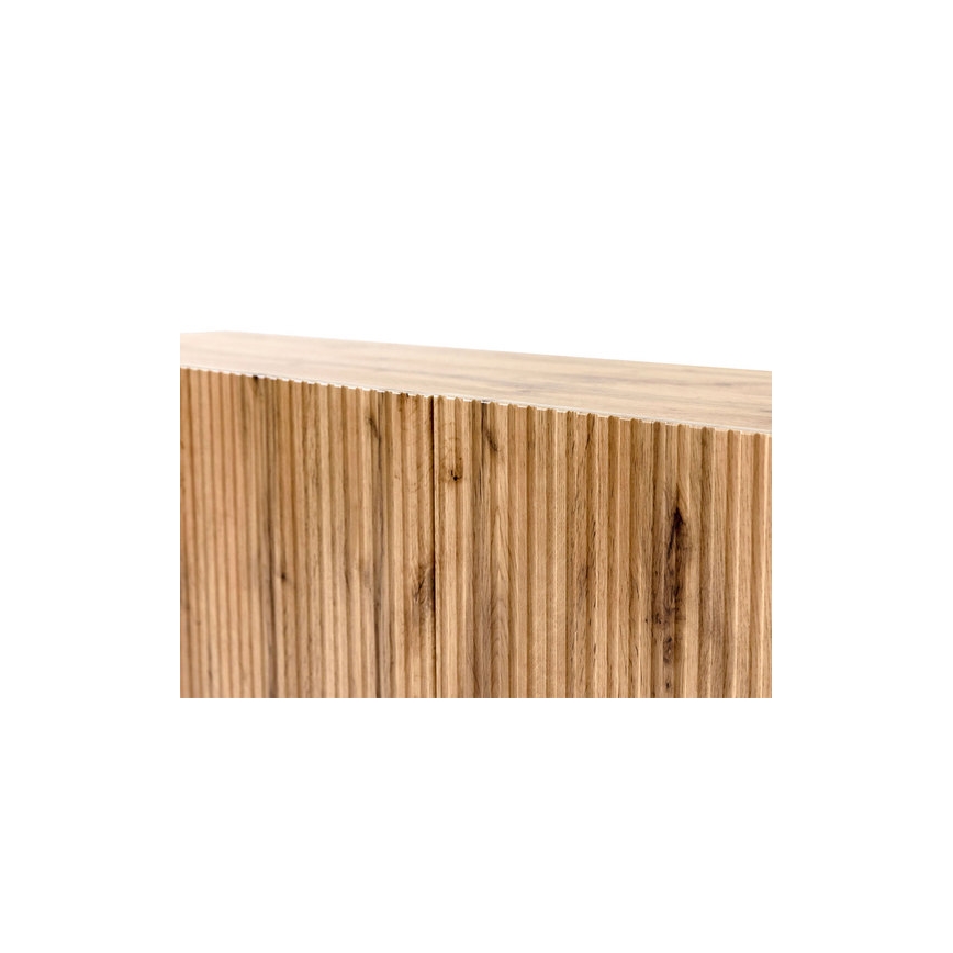 Wall shelf + wall mirror WITH oak wotan