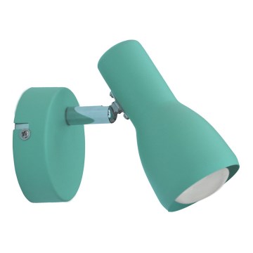 Wall small lamp PICARDO 1xE14/40W/230V turquoise