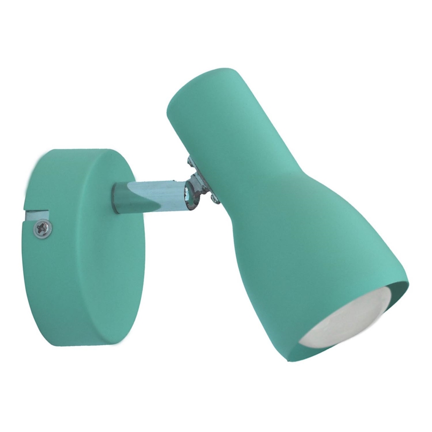 Wall small lamp PICARDO 1xE14/40W/230V turquoise