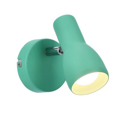 Wall small lamp PICARDO 1xE14/40W/230V turquoise