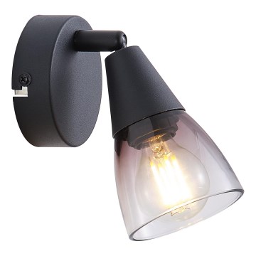 Wall spotlight 1xE14/7W/230V smoky