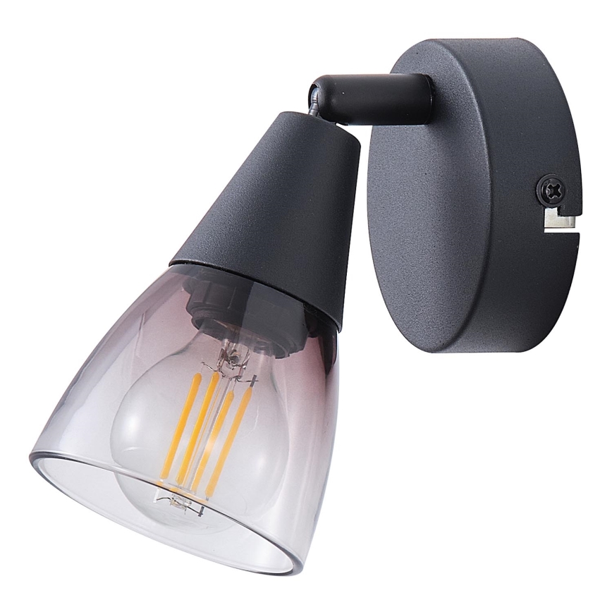 Wall spotlight 1xE14/7W/230V smoky
