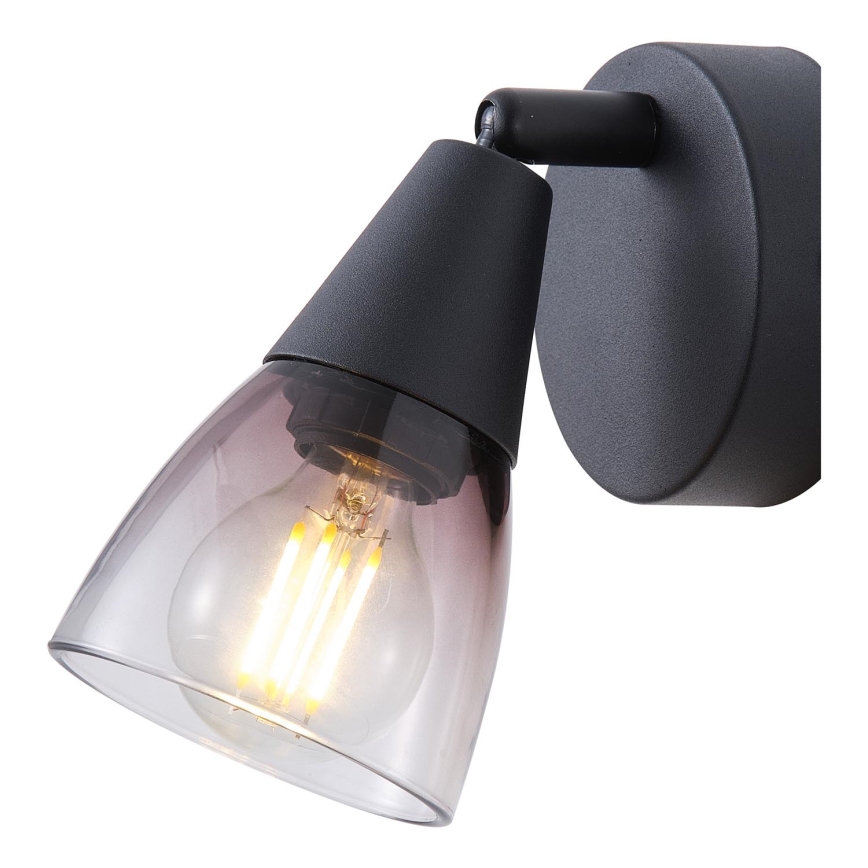 Wall spotlight 1xE14/7W/230V smoky