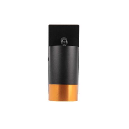 Wall spotlight 1xGU10/35W/230V black/gold