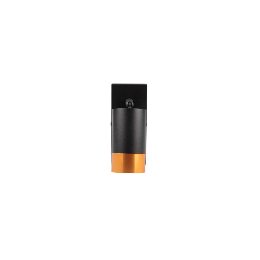 Wall spotlight 1xGU10/35W/230V black/gold