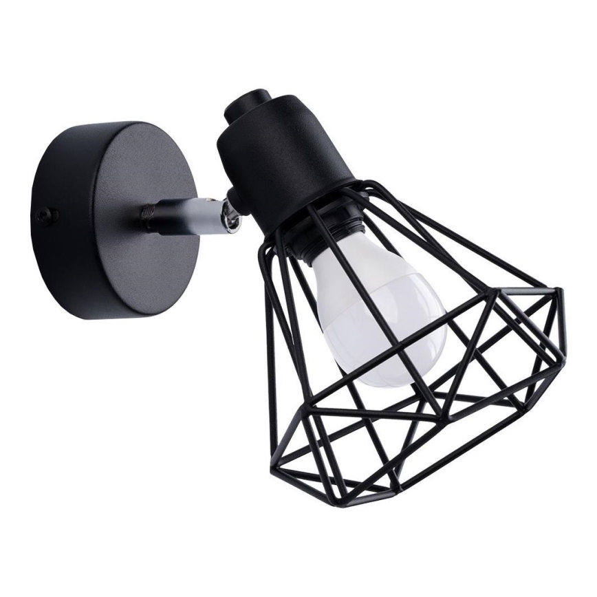 Wall spotlight ARTEMIS 1xE14/40W/230V black