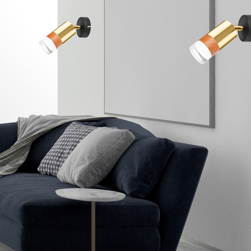 Wall spotlight AURORA 1xGU10/10W/230V
