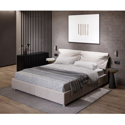 Wall spotlight ENZO 1xG9/8W/230V black/gold