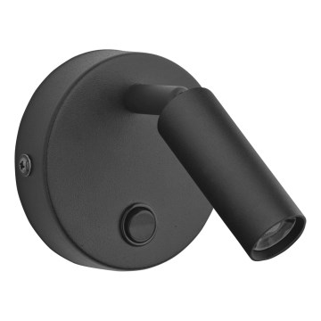 Wall spotlight ENZO 1xG9/8W/230V black