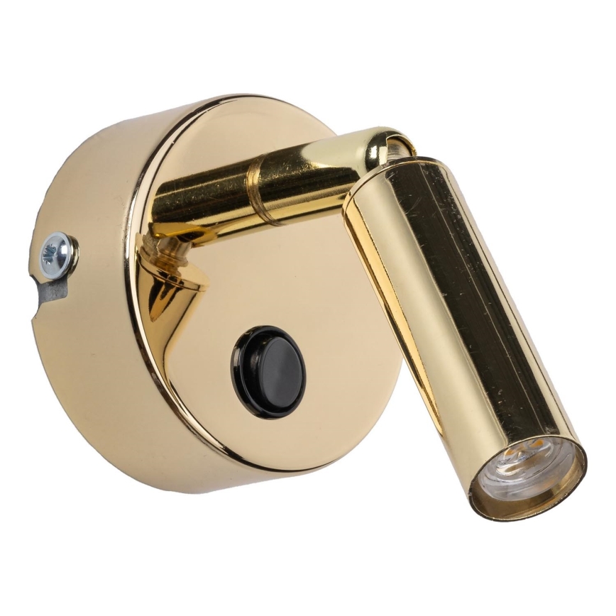 Wall spotlight ENZO 1xG9/8W/230V gold
