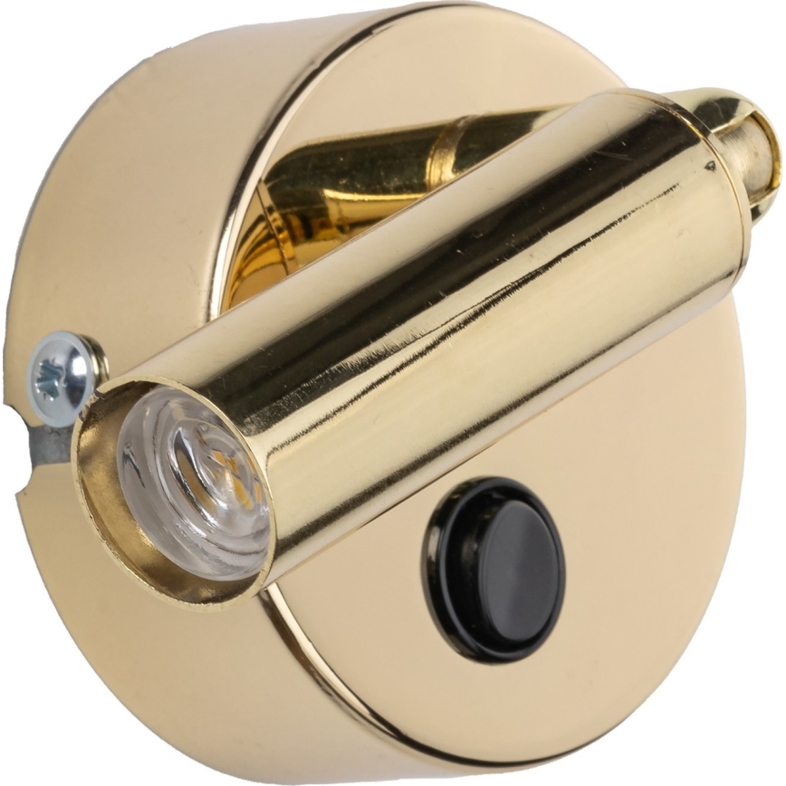 Wall spotlight ENZO 1xG9/8W/230V gold