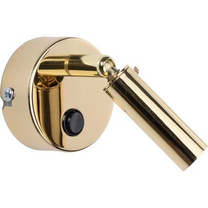 Wall spotlight ENZO 1xG9/8W/230V gold