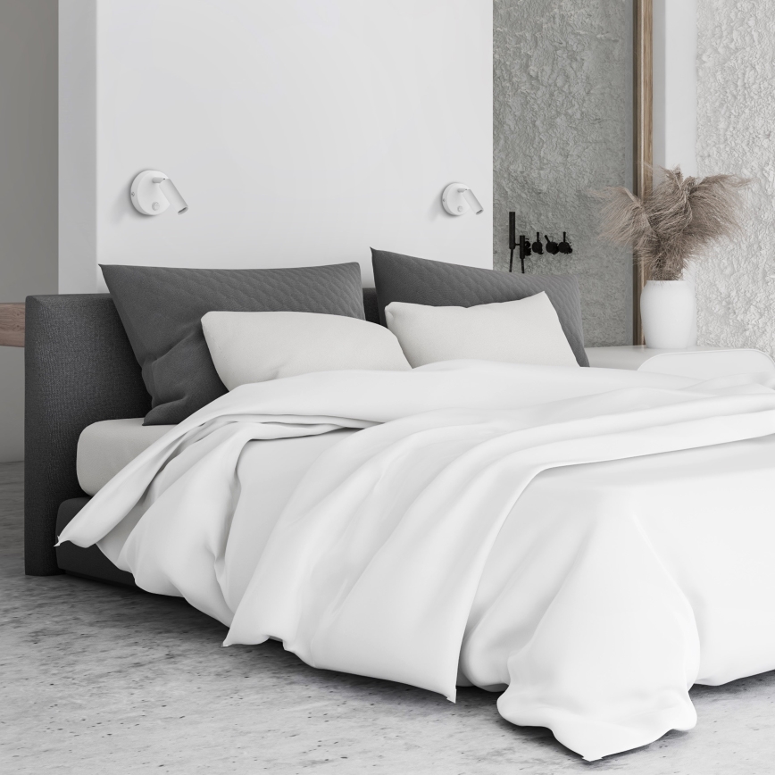 Wall spotlight ENZO 1xG9/8W/230V white
