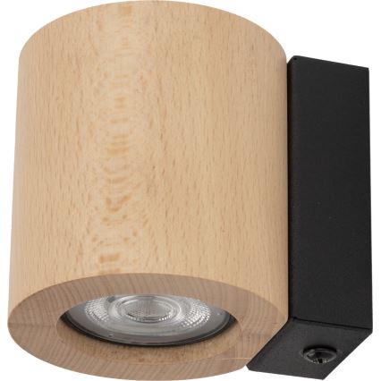 Wall spotlight EVE 1xGU10/10W/230V beech