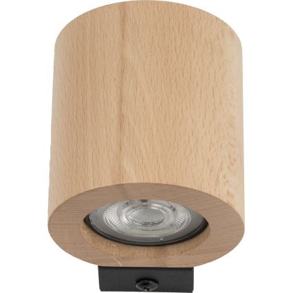 Wall spotlight EVE 1xGU10/10W/230V beech
