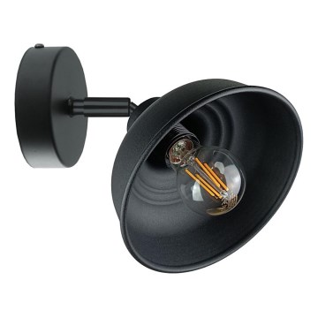 Wall spotlight FAUN 1xE27/60W/230V black