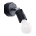 Wall spotlight FORNES 1xE27/60W/230V black