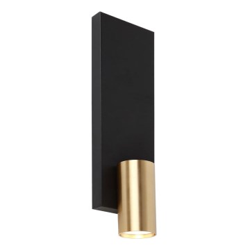 Wall spotlight GENESIS 1xGU10/8W/230V black