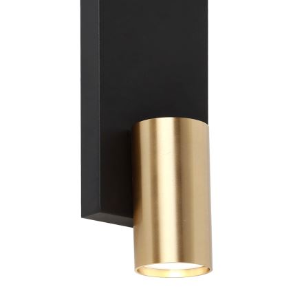 Wall spotlight GENESIS 1xGU10/8W/230V black