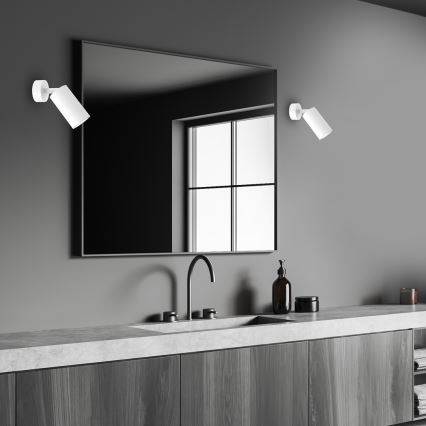 Wall spotlight HUDSON 1xGU10/8W/230V white
