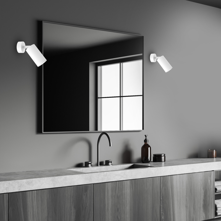 Wall spotlight HUDSON 1xGU10/8W/230V white