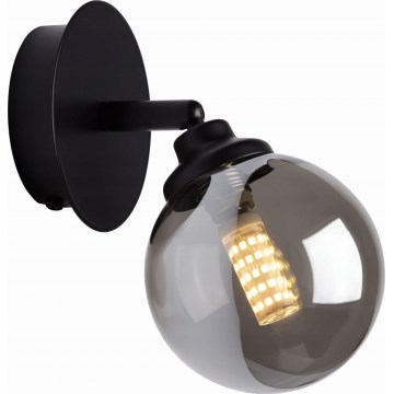 Wall spotlight IMAGINE 1xG9/40W/230V black/smoky