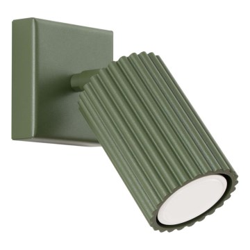 Wall spotlight KARBON 1xGU10/10W/230V green