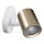 Wall spotlight LAURIN 1xGU10/10W/230V brass/white