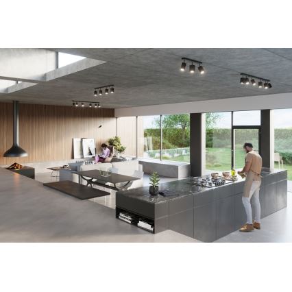 Sollux SL.0099 - Wall light MERIDA 1xGU10/40W/230V black