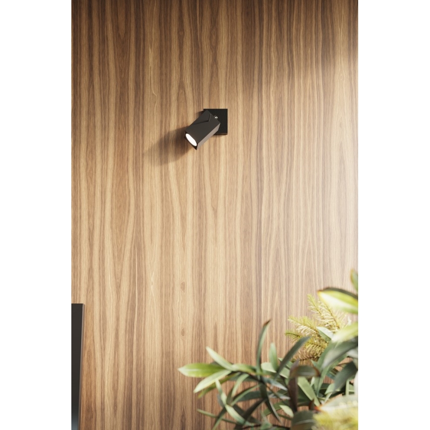 Sollux SL.0099 - Wall light MERIDA 1xGU10/40W/230V black