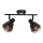 Wall spotlight NERIA 2xE14/40W/230V black/copper