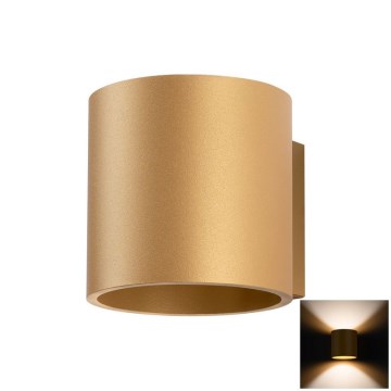 Wall spotlight ORBIS 1xG9/8W/230V gold