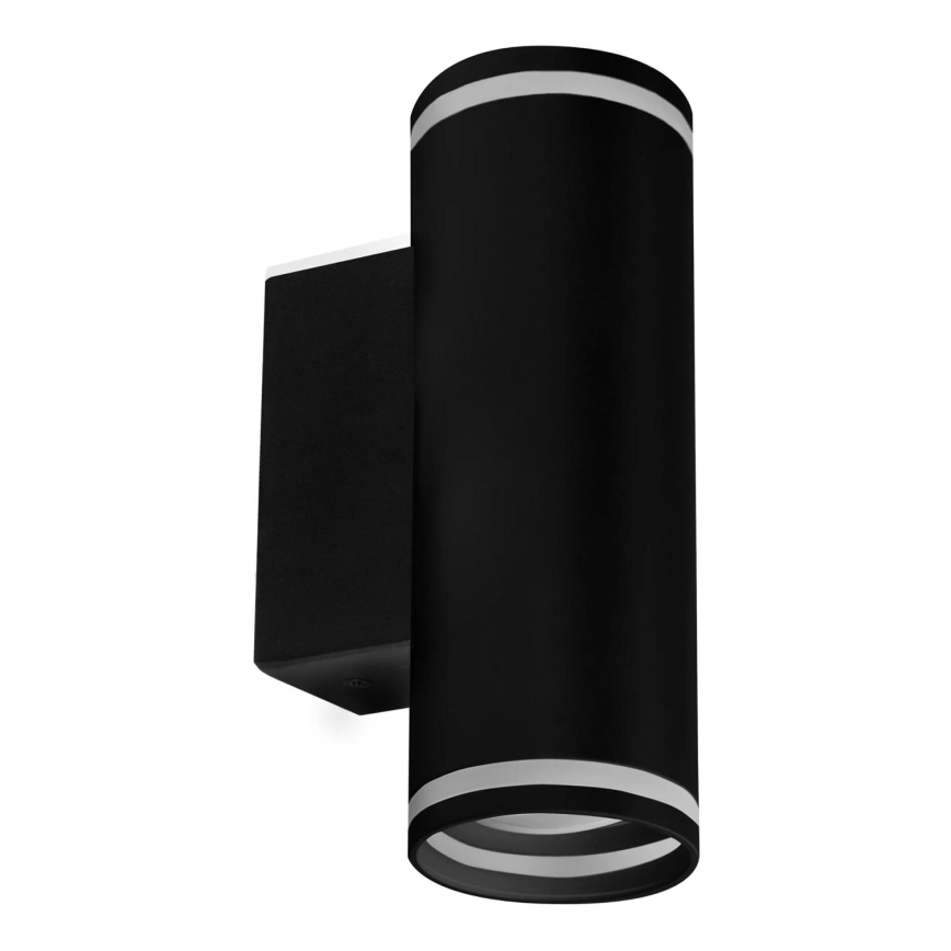 Wall spotlight PARIS 2xGU10/10W/230V IP20 black