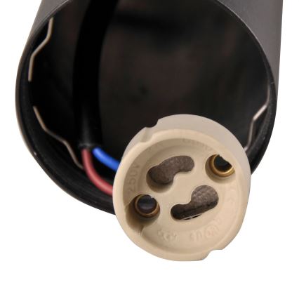 Wall spotlight PARIS 2xGU10/10W/230V IP20 black