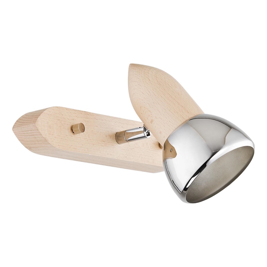 Wall spotlight SPARK 1xE27/15W/230V beech