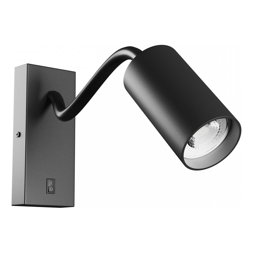 Wall spotlight SQUALLA VARIOSA 1xGU10/10W/230V black