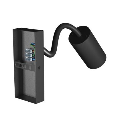Wall spotlight SQUALLA VARIOSA 1xGU10/10W/230V black