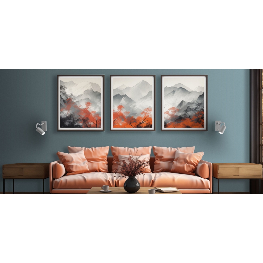 Wall spotlight SQUALLA VARIOSA 1xGU10/10W/230V white