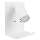 Wall spotlight with shelf and USB charger 1xGU10/35W/230V white