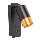 Wall spotlight with USB charger 1xGU10/35W/230V black/gold
