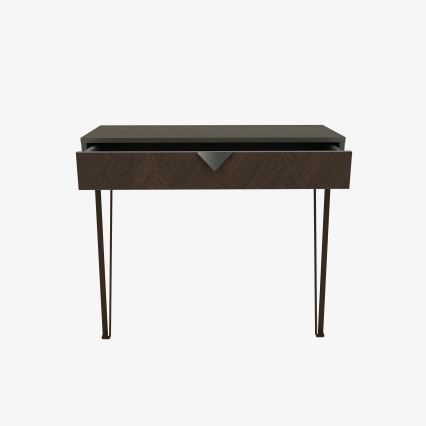 Wall table LINEA 78x90 cm brown/anthracite