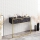 Wall table POLKA 76,8x90 cm gold/black