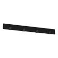 Wall towel hanger 40 cm black