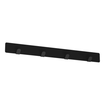 Wall towel hanger 40 cm black